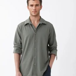 Rare Rabbit Green Cotton Regular Fit Woven Design Shirt-picture-44