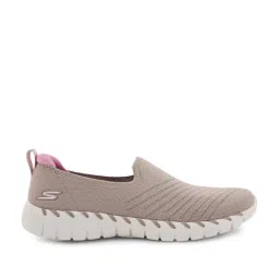 Skechers Women's GO WALK SMART 2 - CARI Taupe Pink Walking Shoes-image-32