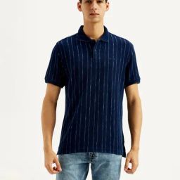 Levi's Men's Striped Slim Fit Polo T-shirt-picture-13