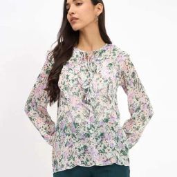 SALT Attire Multicolored Printed Top-22
