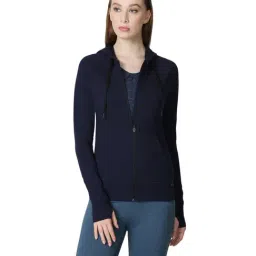 Van Heusen Woman Navy Full Sleeves Jacket-image-3