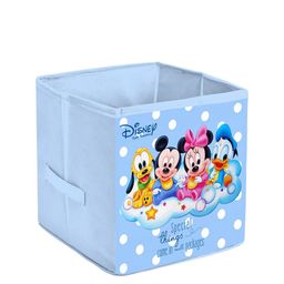 Kuber Industries Blue & Pink Set Of 3 Disney Team Printed Storage Cube Organisers image 4