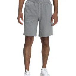 Puma Grey Cotton Regular Fit Sports Shorts-image-23