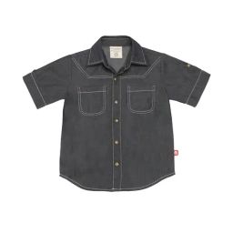 Nino Bambino Kids Black Solid Shirt-image-21