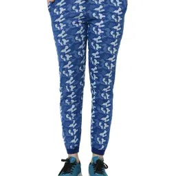 Vimal Jonney Blue Cotton Trackpants-image-10