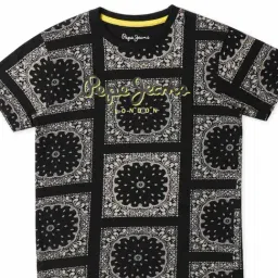 Pepe Jeans Kids Black Printed T-Shirt-picture-14