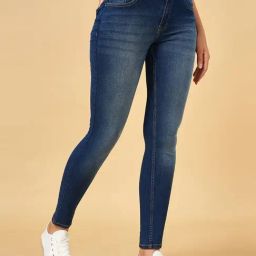 YU by Pantaloons Navy Mid Rise Jeans-image-70