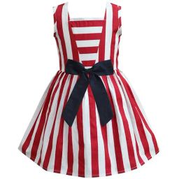 A.T.U.N. Red & White Striped Dress-image-92