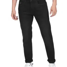 U.S. Polo Assn. Black Cotton Slim Fit Jeans-picture-10