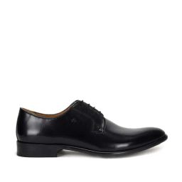Arrow Men's Nevis Black Derby Shoes-image-38