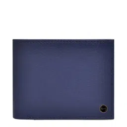 BELWABA Navy Casual Leather Bi-Fold Wallet for Men-44