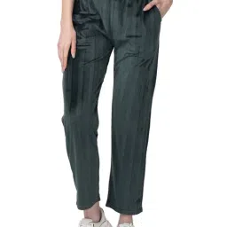 Candyskin Dark Green Regular Fit Mid Rise Sweatpants-picture-9