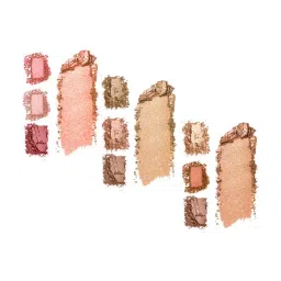 Half N Half 12 In 1 Eyeshadow & Highlighter Palette 04 - 12 gm image 2