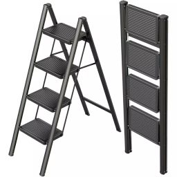 Jawsons Ladder Mild Steel Black 4 Steps-image-11