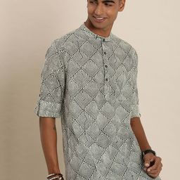 Taavi Bagru Printed Pure Cotton Kurta-picture-17