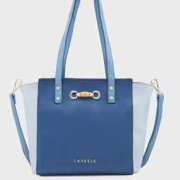 Caprese EVA Navy Solid Medium Tote Handbag-picture-30
