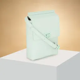Forever Glam by Pantaloons Mint Solid Medium Sling Handbag-image-66