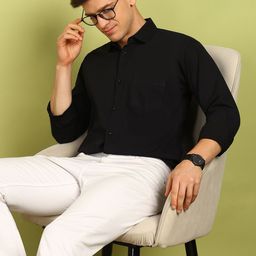 FUBAR Men Slim Fit Opaque Casual Shirt-picture-2