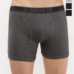 Sporto by Macho Pack Of 4 Mid-Rise Trunks-picture-13