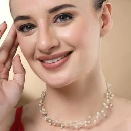 Karatcart Gold Plated Omega Chain Necklace For Women-19