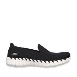 Skechers Women's GO WALK SMART 2 - UMMI Black White Walking Shoes-12