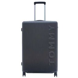 Tommy Hilfiger Empire X Grey Textured Hard Large Trolley Bag - 77 Cms-picture-33