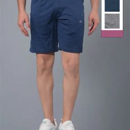 Force NXT Teal & Grey Regular Fit Sports Shorts- Pack Of 3-image-48