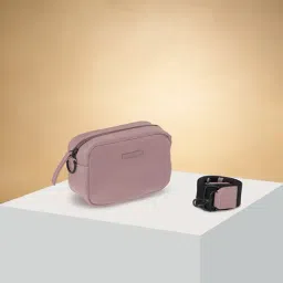 Forever Glam by Pantaloons Purple Solid Medium Sling Handbag-image-67