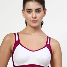 LILY Pack Of 3 Full Coverage Workout Bra image 3