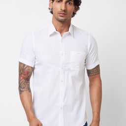 SPYKAR Short Sleeves Cotton Casual Shirt-image-12