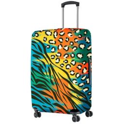 Nasher Miles Polyester 55 cm (20 Inch) Small Protective Luggage Cover - African Design-37