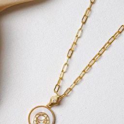 Joker & Witch Zodiac 18k Gold-plated Cancer Necklace-picture-48