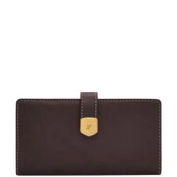 Fossil Lennox Brown Casual Leather Bi-Fold Wallet for Women-picture-18