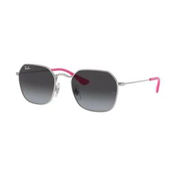 Ray-Ban Grey Geometric Gradient Sunglasses for Kids-image-5