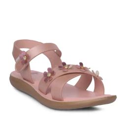 Bubblegummers by Bata Kids Pink Ankle Strap Sandals-image-4