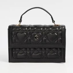 Code by Lifestyle Black Quilted Handbag-75