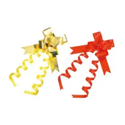 AS ONE Elegance Bow Embossed Polypropylene 6 cm Length Gold, 61-274-5-10 (Pack of 50)-image-94