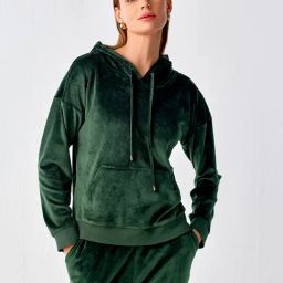 Cover Story Green Regular Fit Hoodie-image-95