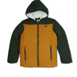 Bodycare Boys Mustard Cotton Color Block Jacket-8
