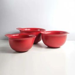 KitchenAid Empire Red Polypropylene Mixing Bowls For Thinkitchen - Set of 3-image-44