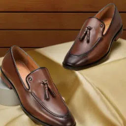 Arrow Men's Brown Formal Mocassins-image-65