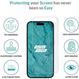 Sprig Tempered Glass Guard for iPhone 16 Plus (Pack of 1) image 4