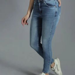 High Star Blue Skinny Fit High Rise Jeans-image-63