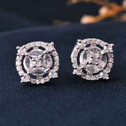 Silvermerc Designs Diamond Shaped Studs Earrings-image-20