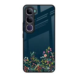 QRIOH Floral Printed Vivo Y300 5G Back Case Mobile Accessories-image-80