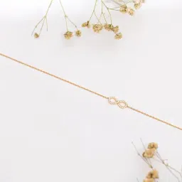 Zavya 92.5 Sterling Silver Anklet for Women in Rose Gold-Plating-image-23