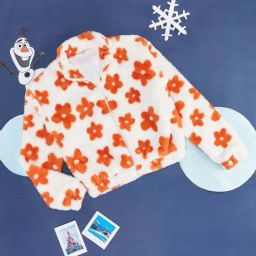 Pantaloons Junior Orange & White Floral Print Full Sleeves Sweatshirt-31