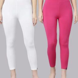 TWIN BIRDS Women Pack Of 2 High Ankle Leggings-picture-45