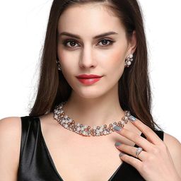 YouBella Gold-Plated Artificial Stones Studded & Beaded Jewellery Set-image-80
