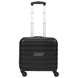 Aristocrat Evolis Black Textured Hard Overnighter Trolley Bag - 24.5 cm-image-16